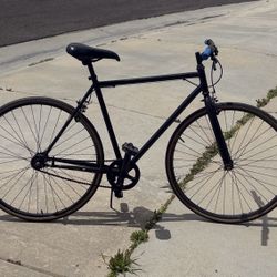 Single-Speed Street Bicycle with 28” Wheels, 21” frame. 