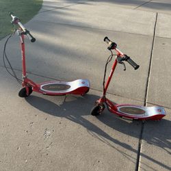 2 Razor Electric Scooters