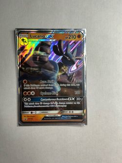 Pokemon cards Lucario SM100 NM