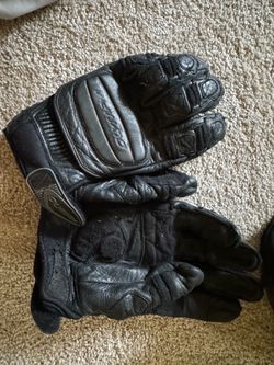 Olympia motorcycle gloves, black, small