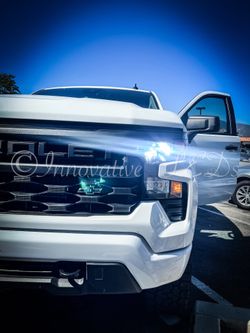 6000k Glacier White LED Headlight And 3000k Jdm Yellow LEDs Fog Lights