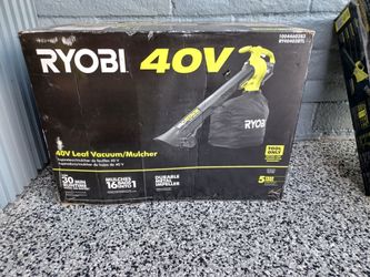 LEAF VACUUM RYOBI 40V TOOL ONLY