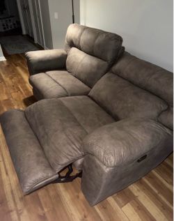Microfiber Power Reclining Sectional Sofa
