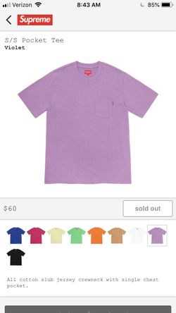 Supreme pocket tee