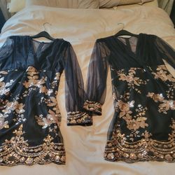 Edit: 1 Shein Rose/Copper Sequin Dress