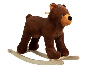 Plush Bear Rocker - Toddler Ride on Toys for Ages 3 and Up