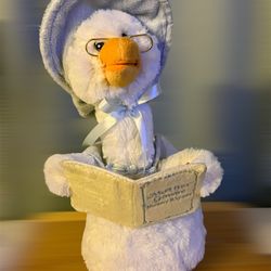 Cuddle Barn Mother Goose Animated Talking Musical Soft Plush Toy, 14"