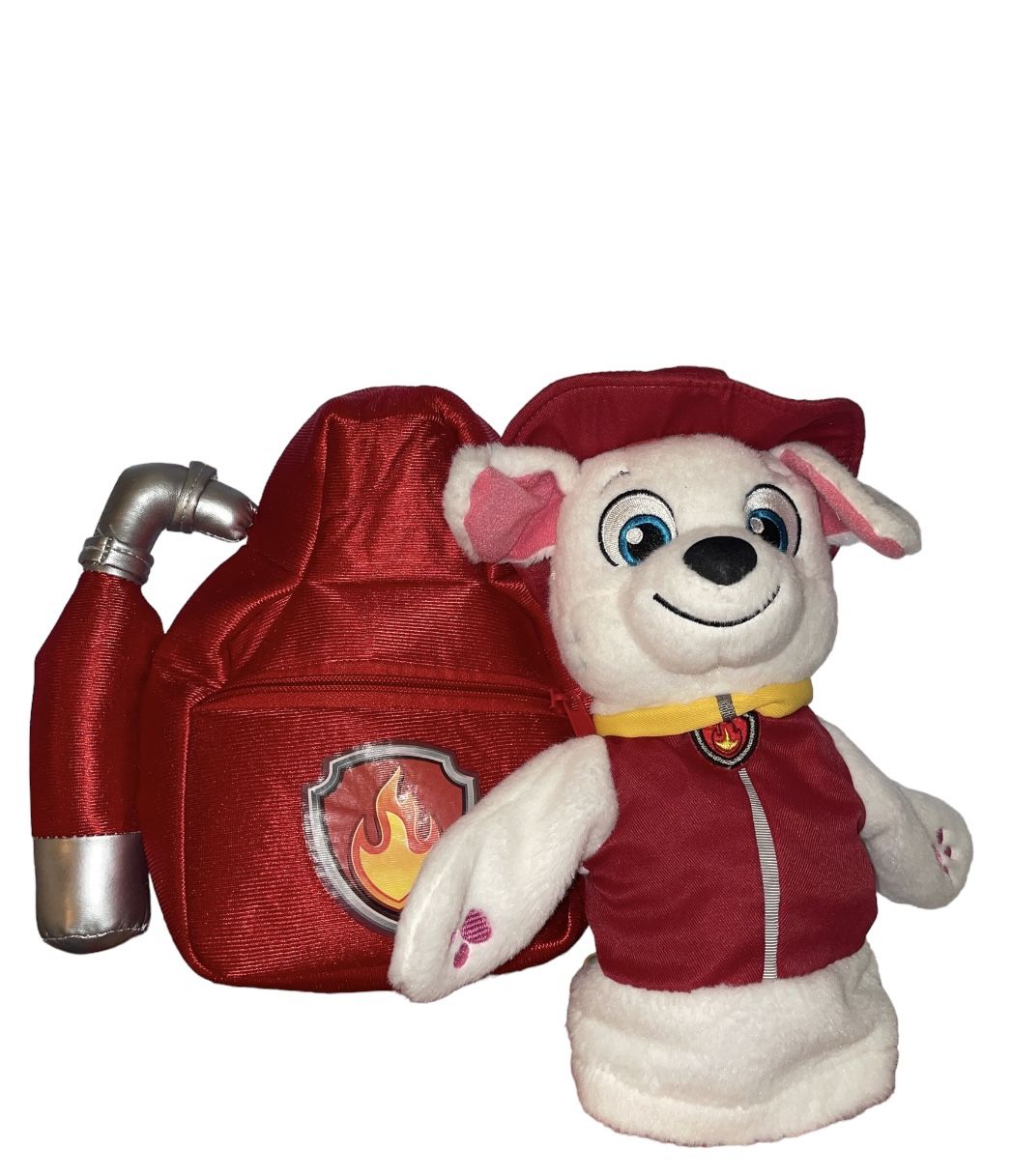 Paw Patrol Marshal Puppet & Mini Backpack