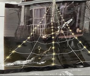Spider Web Halloween Decor NEW