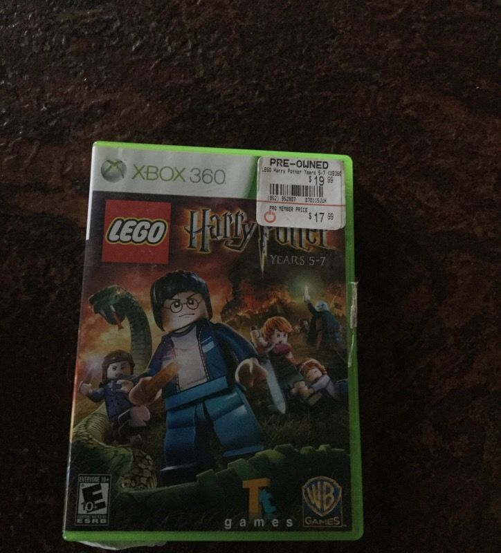 Harry Potter Xbox 360 game