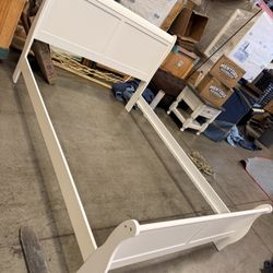 Full Size Bed frame With Mattress And box Spring