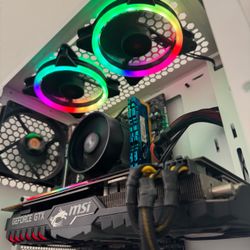 Custom 6 Core Ryzen Gaming PC Computer (Ryzen 5 2600, 16GB RAM, GTX 1080 Ti 11GB = RTX 3060, 3TB)