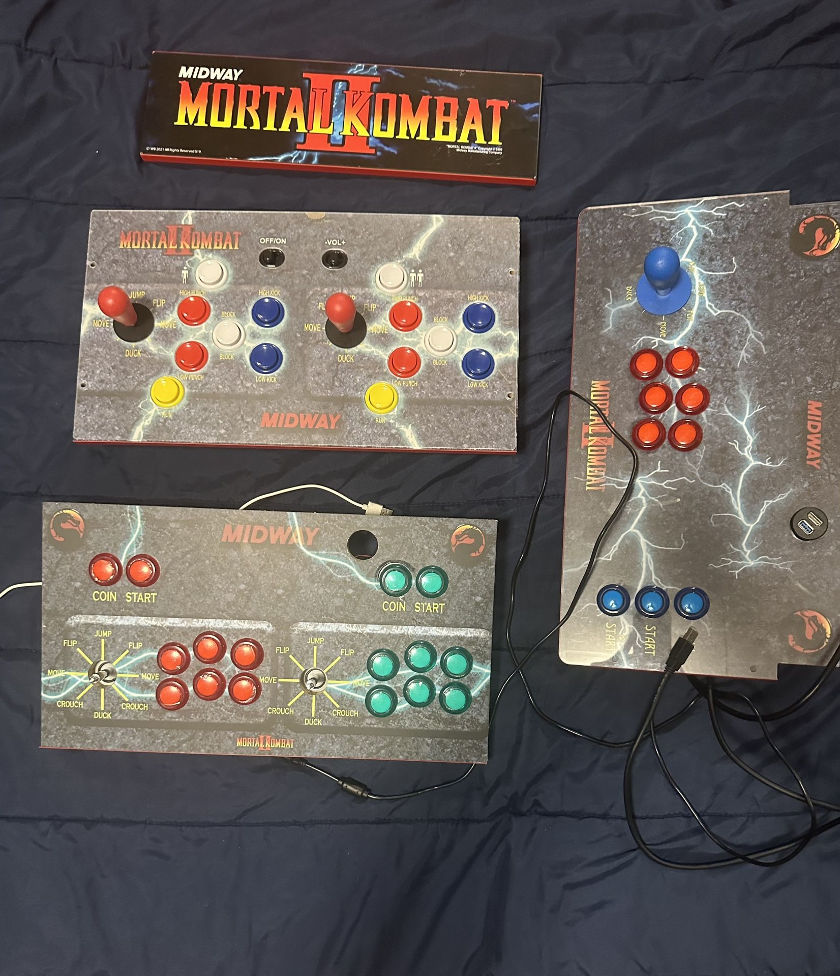 Mini Mortal Kombat Arcade Control Set – Plug & Play – OBO‼️✅