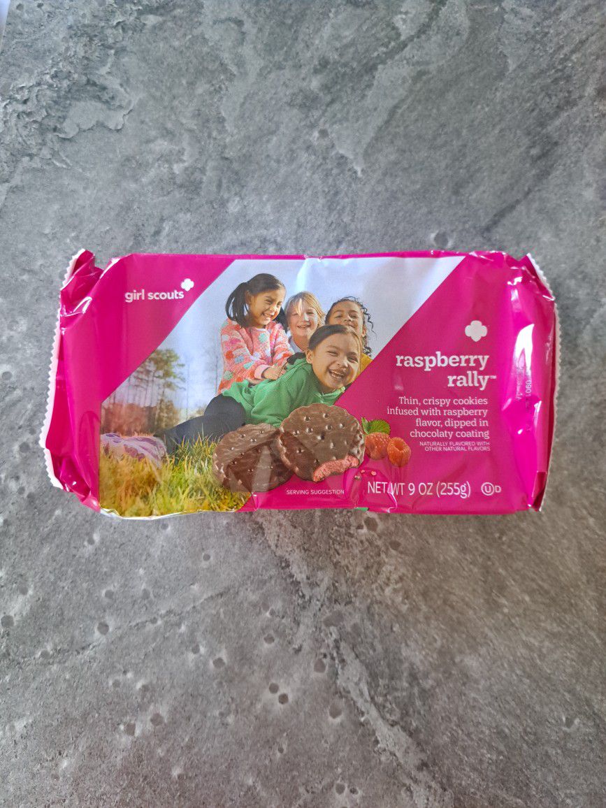 RARE RASPBERRY RALLY GIRL SCOUT COOKIES