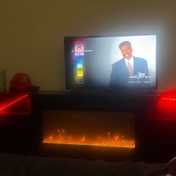 Fire Place Tv Stand 