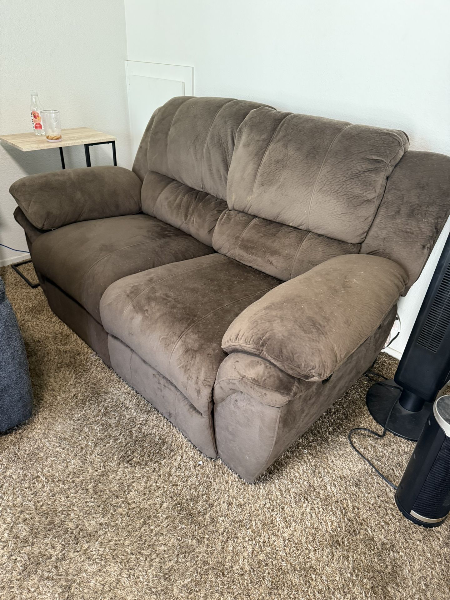 Free Loveseat Recliner With USB Plug