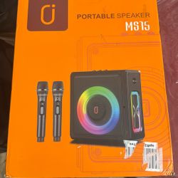 Portable Speaker With Mic