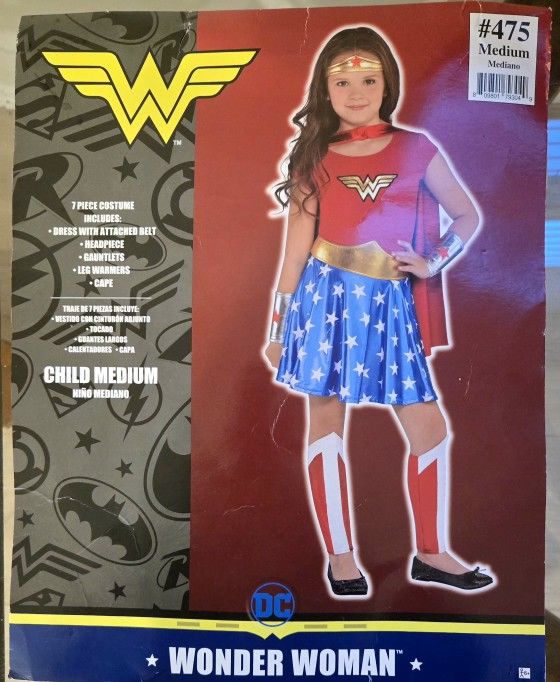 Halloween WONDER WOMEN MEDIUM