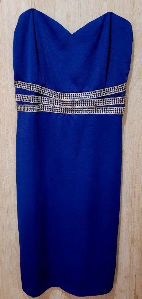 ROYAL BLUE DREESS