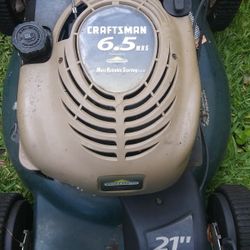 Self-propelled Craftsman Mower With Bagger