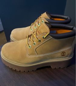 Timberland Stone Street Waterproof Platform Chukka Boots Wheat Nubuck