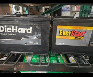 Battery used as new for car, 1 year warranty