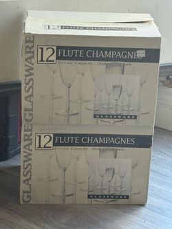 Glass champagne