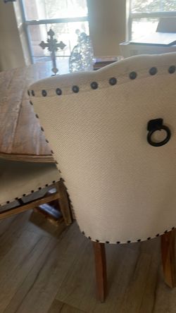Dining table for chairs and bench