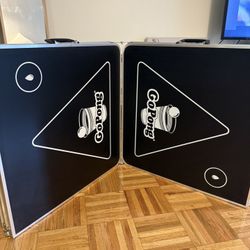 GoPong 8-Foot Folding Ping Pong / Beer Pong Table – Portable & Lightweight – $49– Brookline Pickup