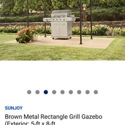 Grill gazebo Sunjoy meat 5x8 new in box