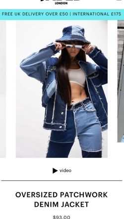 Jaded Oversized Patchwork Denim Jacket