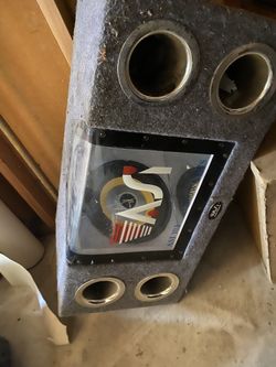 10” speaker with box I have 2 box for sell