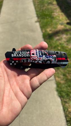 Let’s go Brandon pocket knife