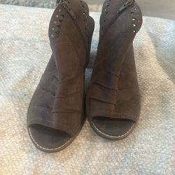 Sonoma Boot Heels, Tan/Brown And Studied Boot Heels