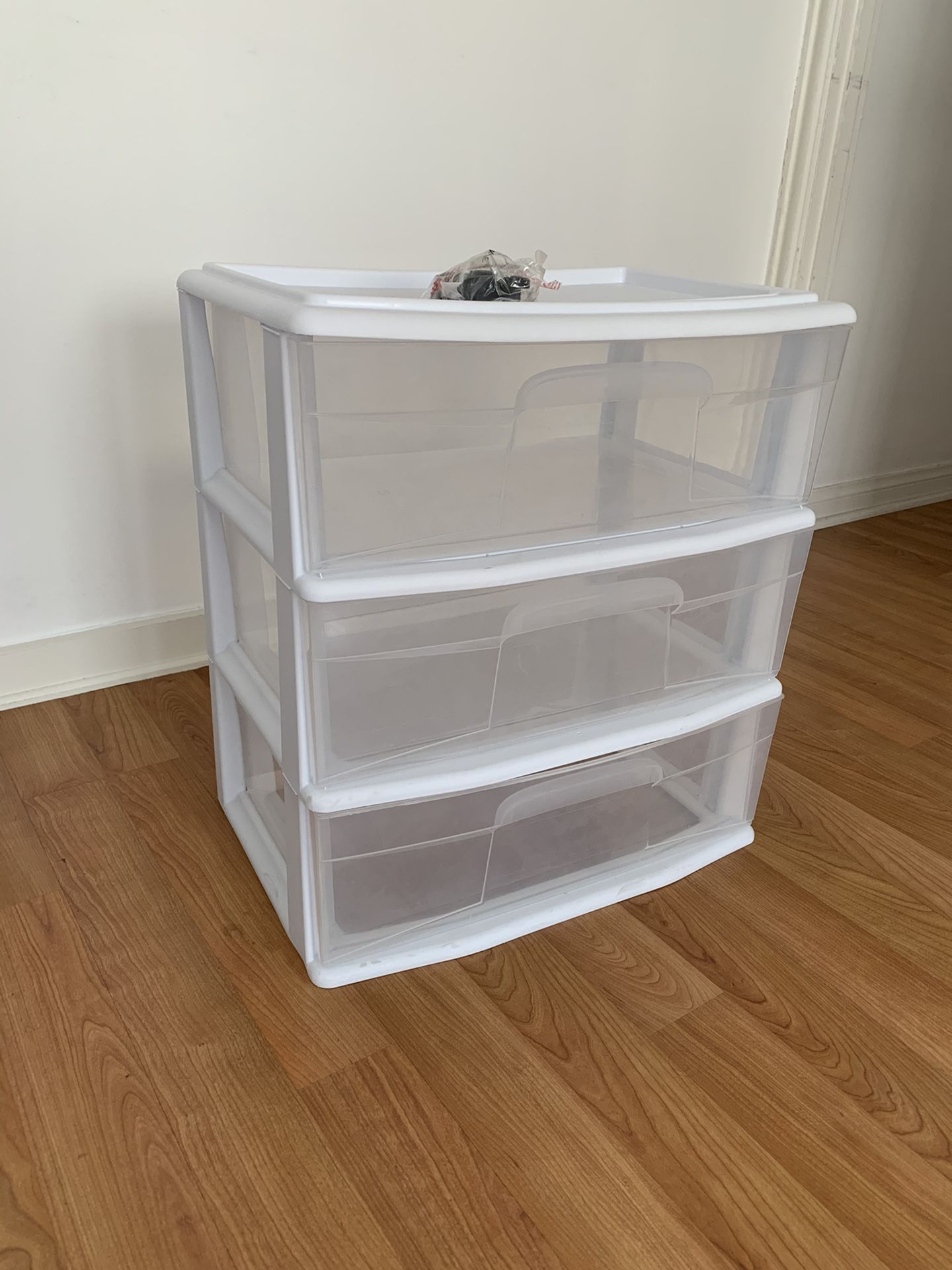 Clear Plastic Storage Drawers