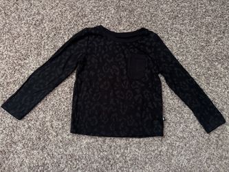 Kyte Baby Midnight Leopard crewneck tee