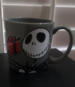 Jack Skellington 2017 Disney Store Ceramic Mug The Nightmare Before Christmas 