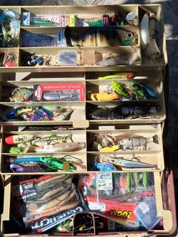 Lots of fishing lures