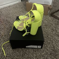 Neon Fashion Nova Heels 