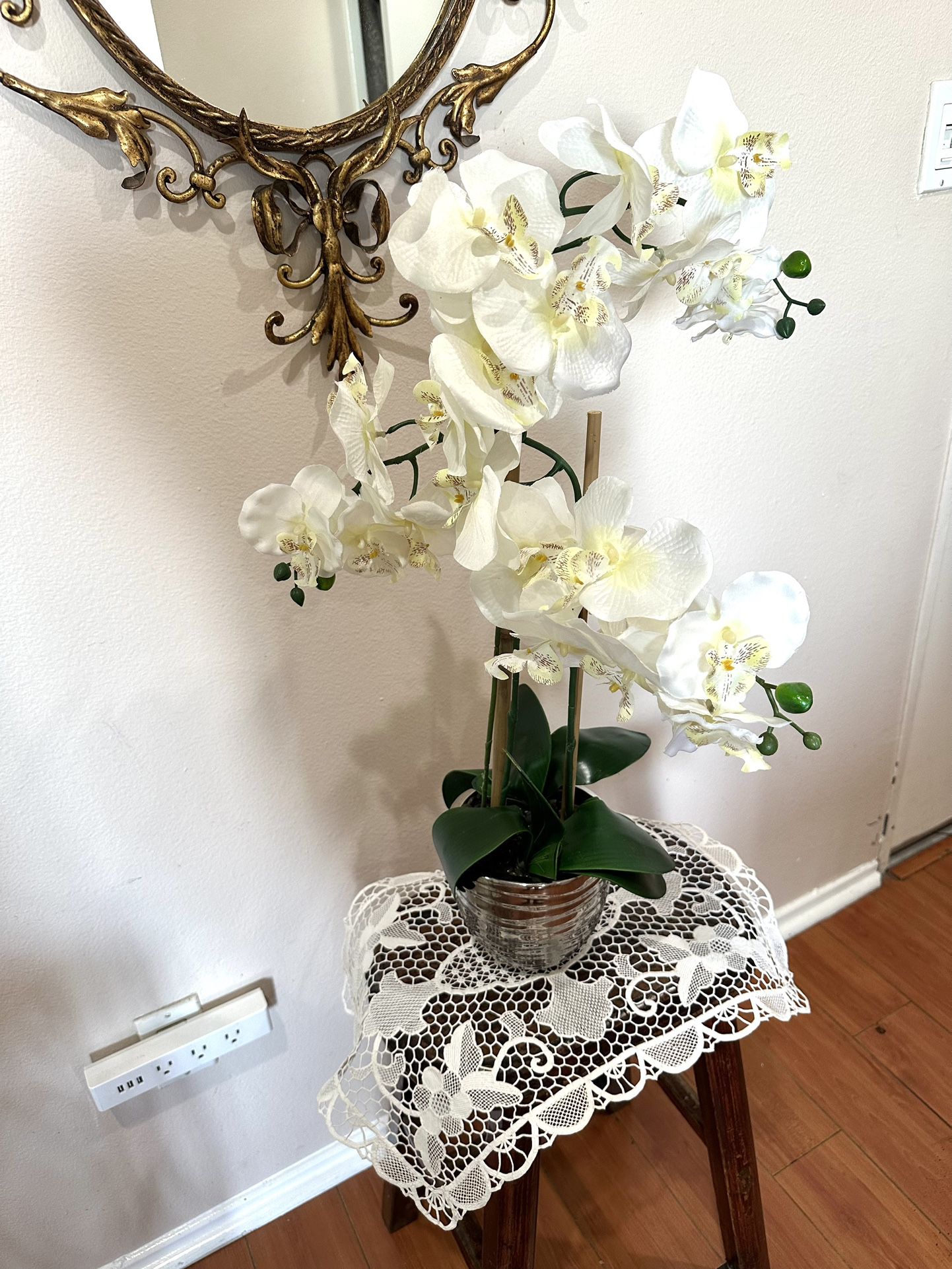 Decorative flower in a Pot Decor In Home Office 