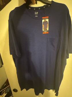 Gap Slub Pocket Tee Navy Blue XL