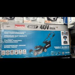 Makita 40v Commercial Self Propelled Lawn Mower. 