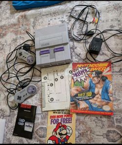Nintendo Super Snes System Console