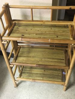 Bamboo shelving