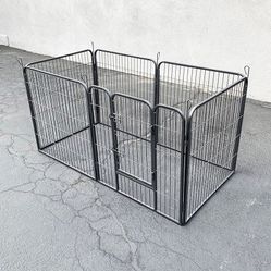 New in box $85 Heavy Duty 32” Tall x 32” Wide x 6-Panel Pet Playpen Dog Crate Kennel Exercise Cage Fence