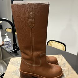 Vintage Tan Leather Boots