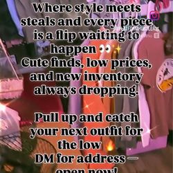 🛍️ THE COME UP CLOSET – NOW OPEN 🛍️