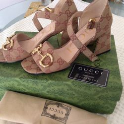Brand New Gorgeous Cucci Sandal Still In The Box.
