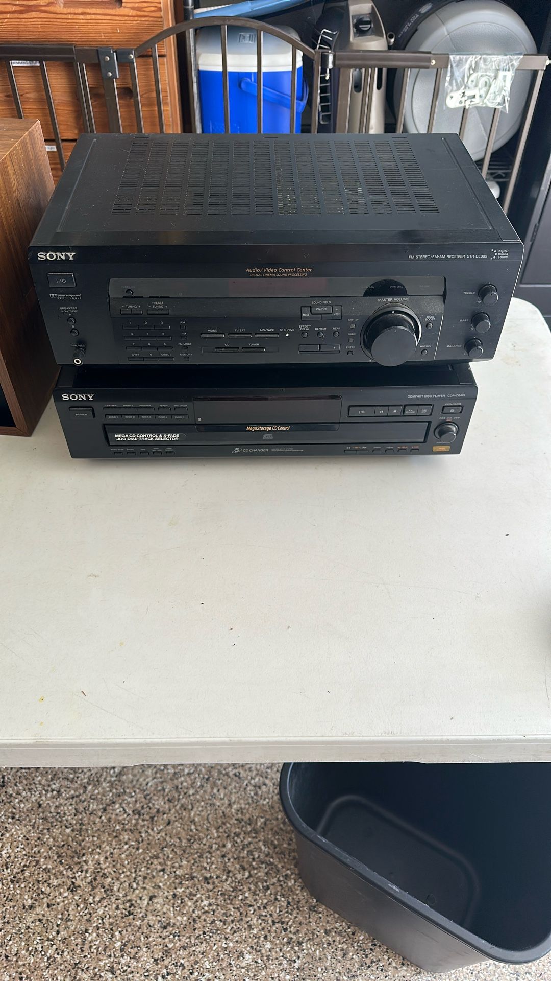 Sony Receiver and Disc Changer