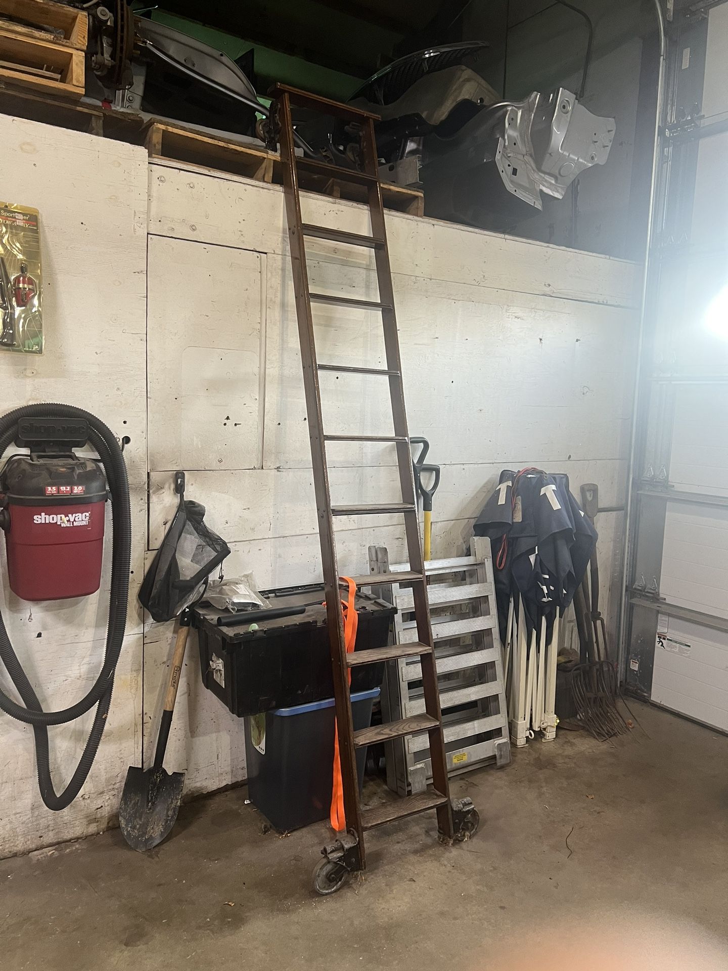 Book Shelf Rolling Ladder